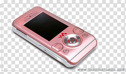 Celulares , pink Sony Walkman portable MP player transparent background PNG clipart