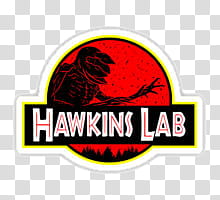 Stranger Things Stickers , Hawkins Lab logo transparent background PNG clipart