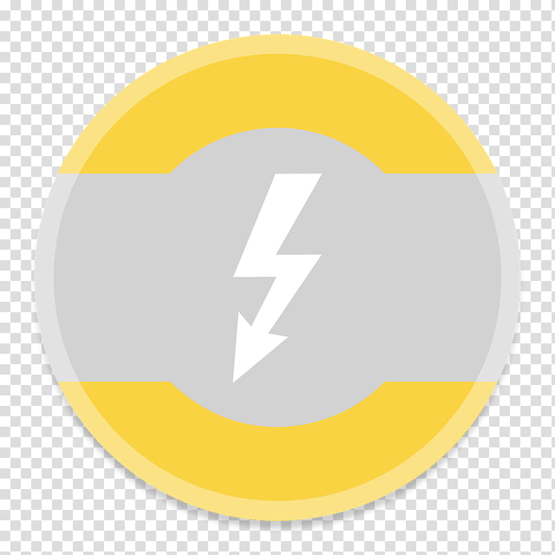 Button UI System Folders and Drives, yellow, white, and grey voltage signage transparent background PNG clipart