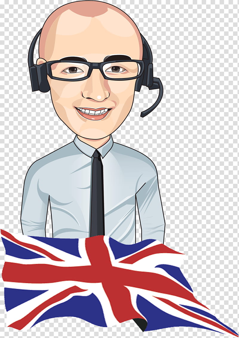 Flag, Union Jack, United Kingdom, Learning, Professional, Cartoon, Glasses, Job transparent background PNG clipart