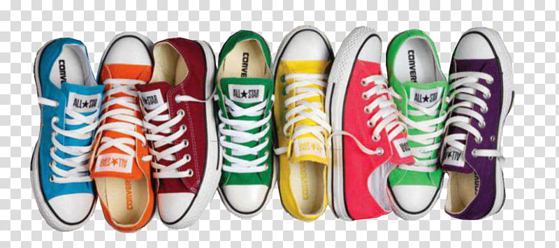 , unpaired Converse low-top sneaker lot transparent background PNG clipart