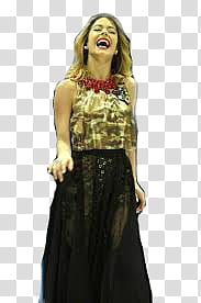 D Tini Stoessel en el desfile de Benito F transparent background PNG clipart