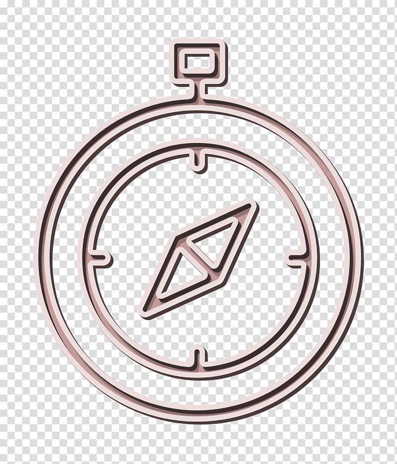 Compass icon Miscellaneous Elements icon, Circle, Symbol, Locket, Metal transparent background PNG clipart