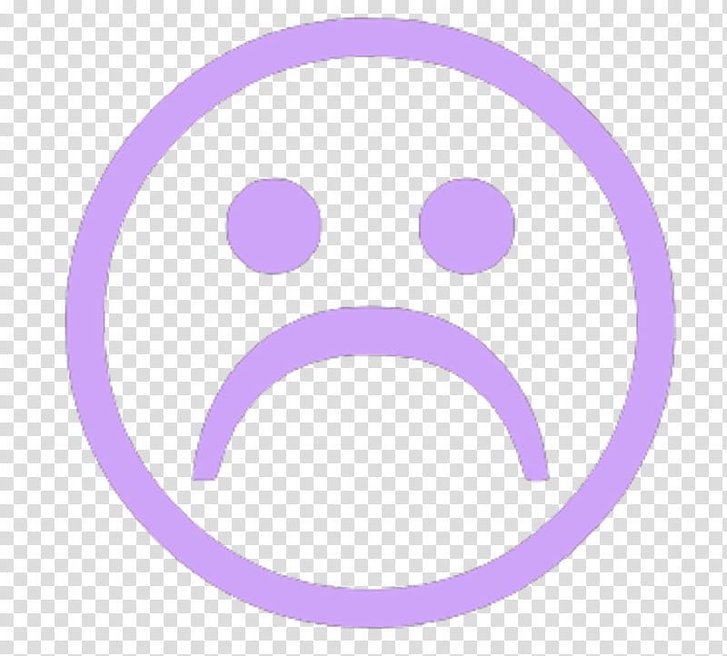 Smiley Face, Sadness, Feeling, Happiness, Emoticon, Mood, Frown, Violet transparent background PNG clipart