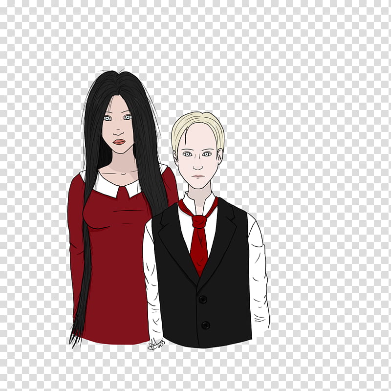 The Victoriano Children The Evil Within, woman wearing red long-sleeved dress and illustration transparent background PNG clipart