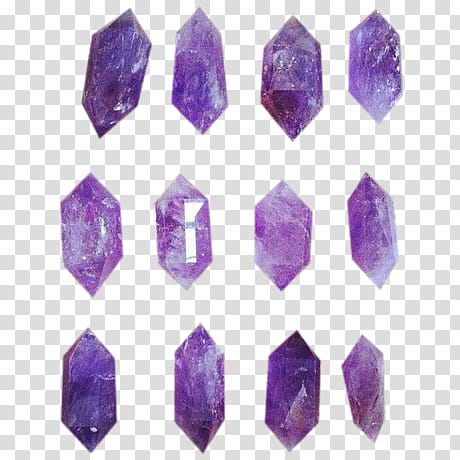 Gems Overlays, purple quartz crystals transparent background PNG clipart