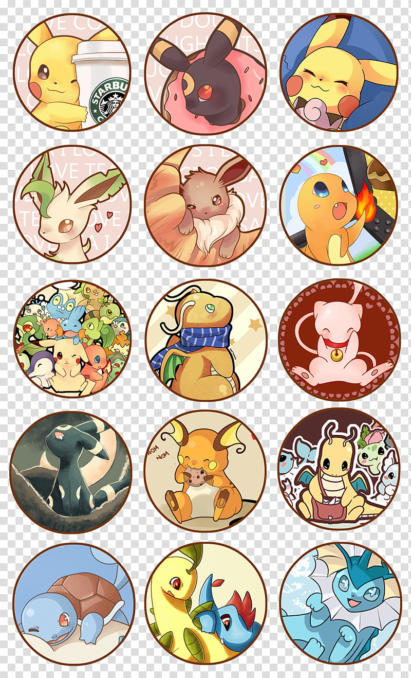 Pokemon Buttons FREE transparent background PNG clipart