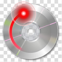 Vista RTM WOW Icon , Burn CD, gray disc illustration transparent background PNG clipart