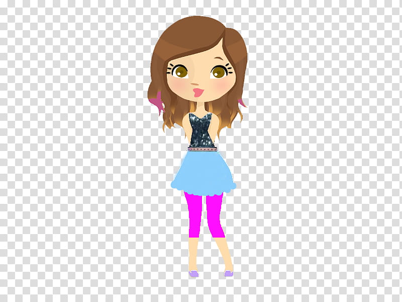 Nena doll transparent background PNG clipart