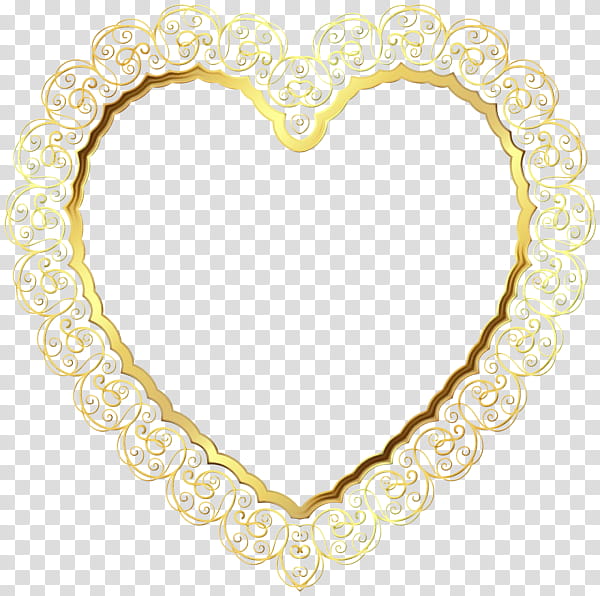Watercolor Flower Border, Paint, Wet Ink, Heart, Gold, Frames, Heart Frame, Right Border Of Heart transparent background PNG clipart