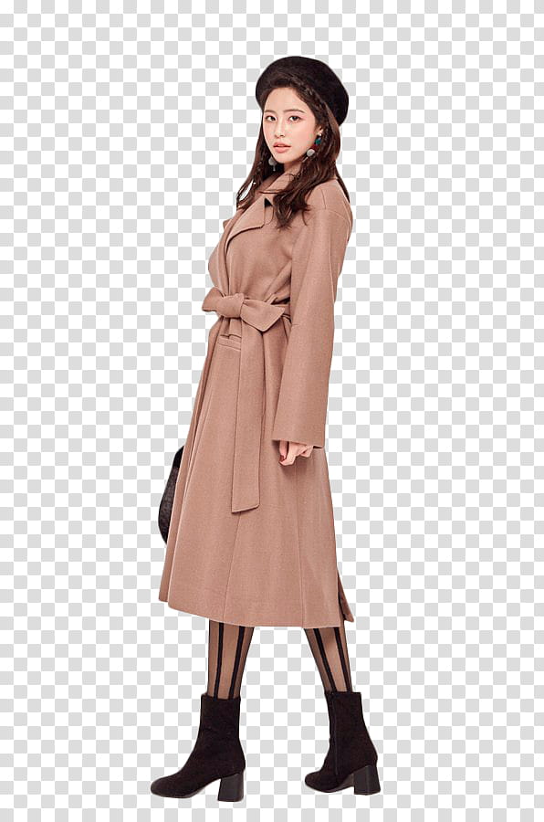 SPECIAL  WATCHERS, woman wearing brown trench coat transparent background PNG clipart