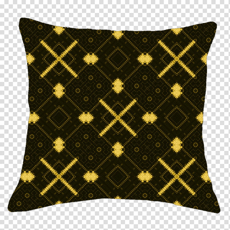 Pillows Set No , black and yellow throw pillow transparent background PNG clipart