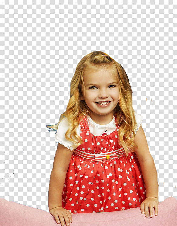 nen de Mia talerico , kid's red polka dot dress close-up graphy transparent background PNG clipart