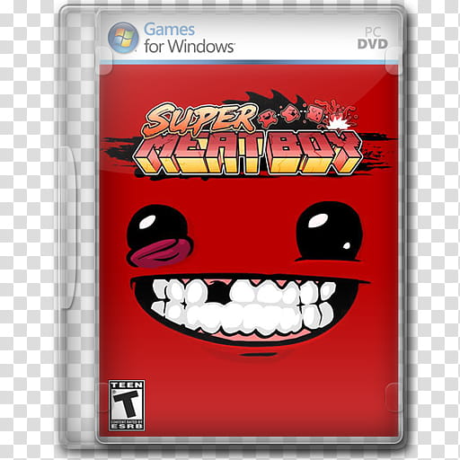 Game Icons , Super Meat Boy transparent background PNG clipart