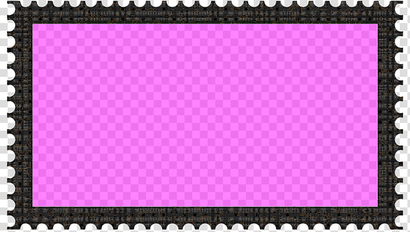 Cubepolis Stamp Frame Only, black border transparent background PNG clipart