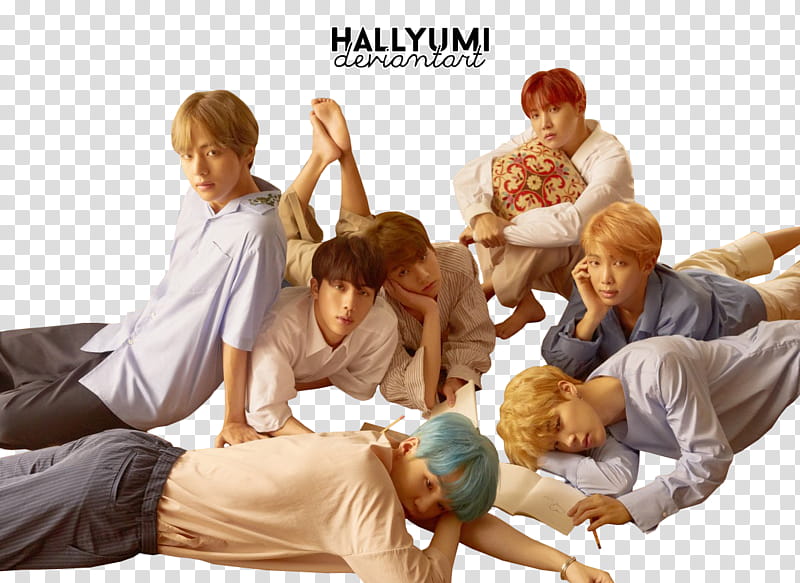 BTS HER L version, male k-pop band members transparent background PNG clipart