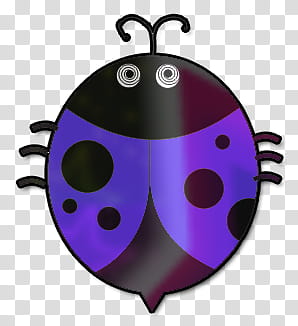 Mariquitas , purple and black bug illustration transparent background PNG clipart