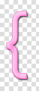 pink parenthesis transparent background PNG clipart