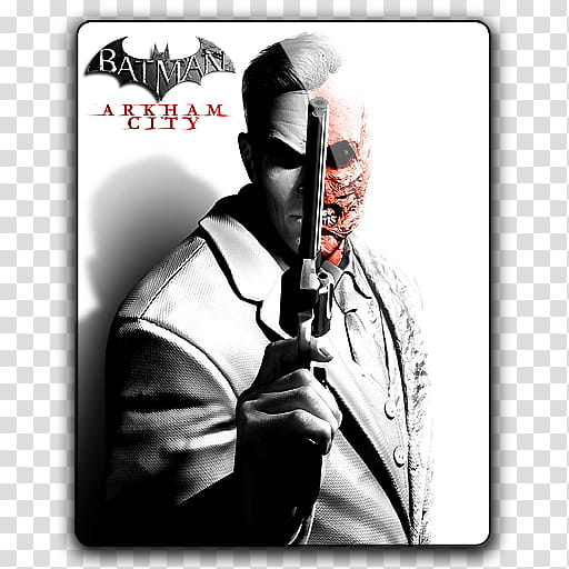 Batman Arkham City icon, Batman_Arkham_City v twoface transparent background PNG clipart