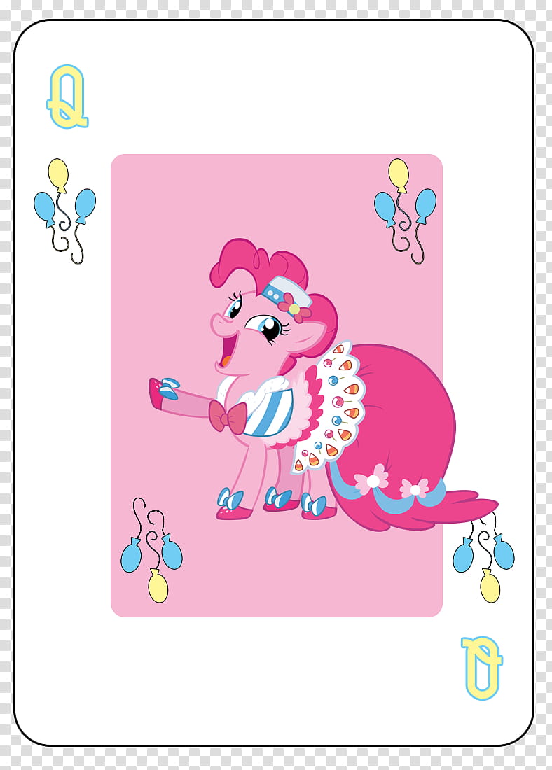 MLP FiM Playing Card Deck, Queen of Little Pony Fluttershy playing card transparent background PNG clipart