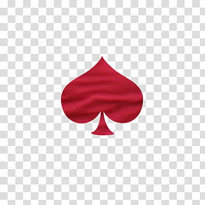 s, red spade symbol transparent background PNG clipart