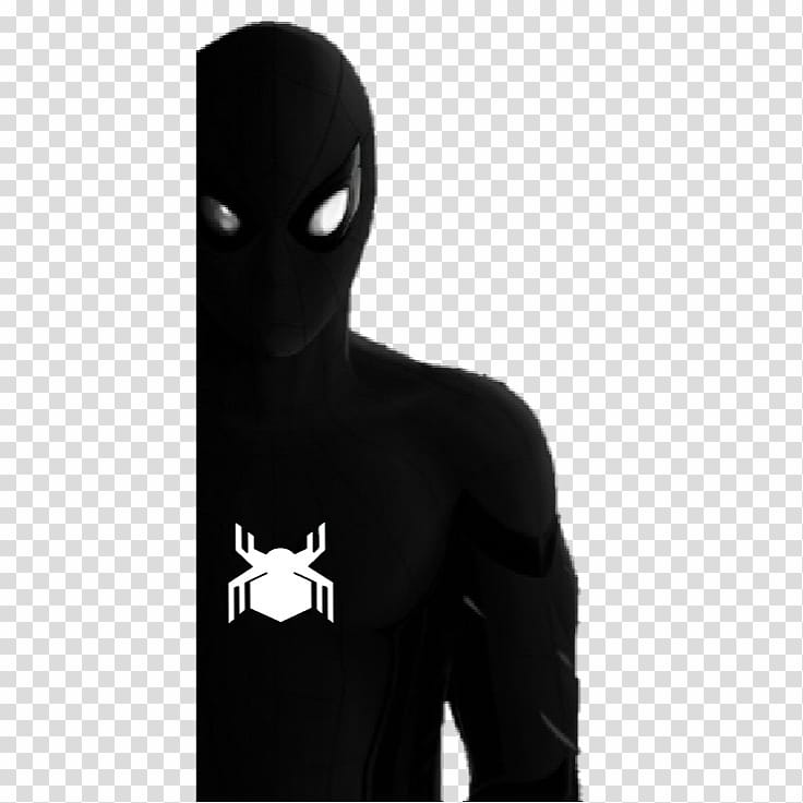 MCU Spiderman Black Suit Render  transparent background PNG clipart