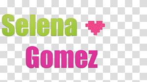 Texto de selena gomez transparent background PNG clipart thumbnail