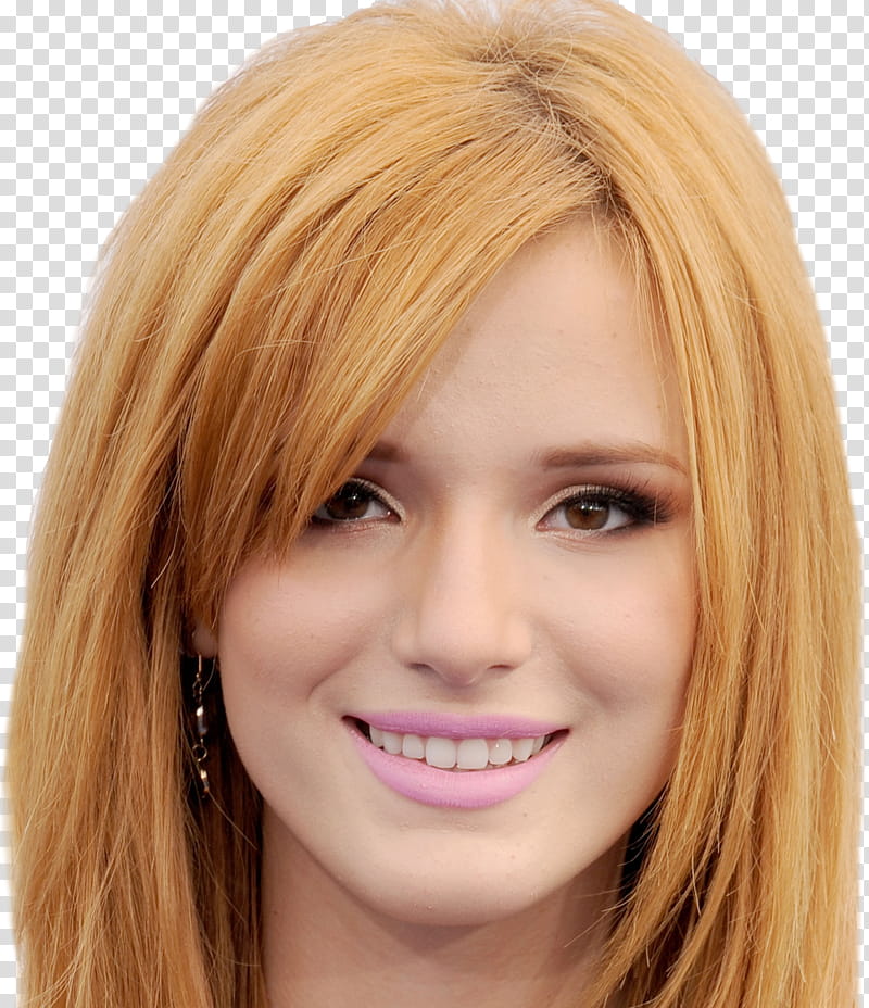 Bella Thorne, woman in pink lipstick transparent background PNG clipart