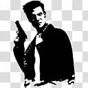 brushed macosx theme, Max Payne icon transparent background PNG clipart