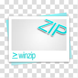 Niome s, white and blue Winzip icon transparent background PNG clipart