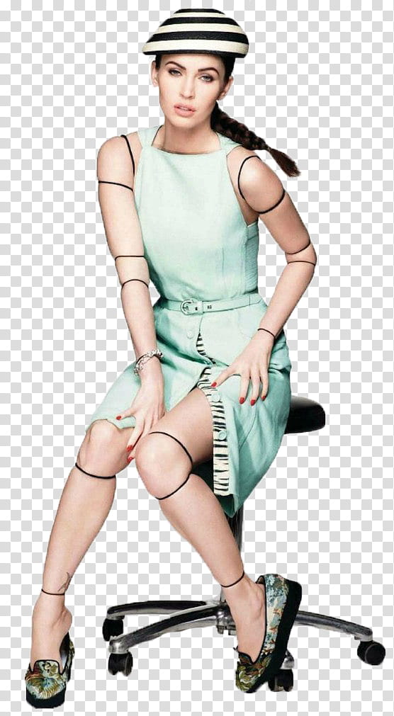 Megan Fox transparent background PNG clipart