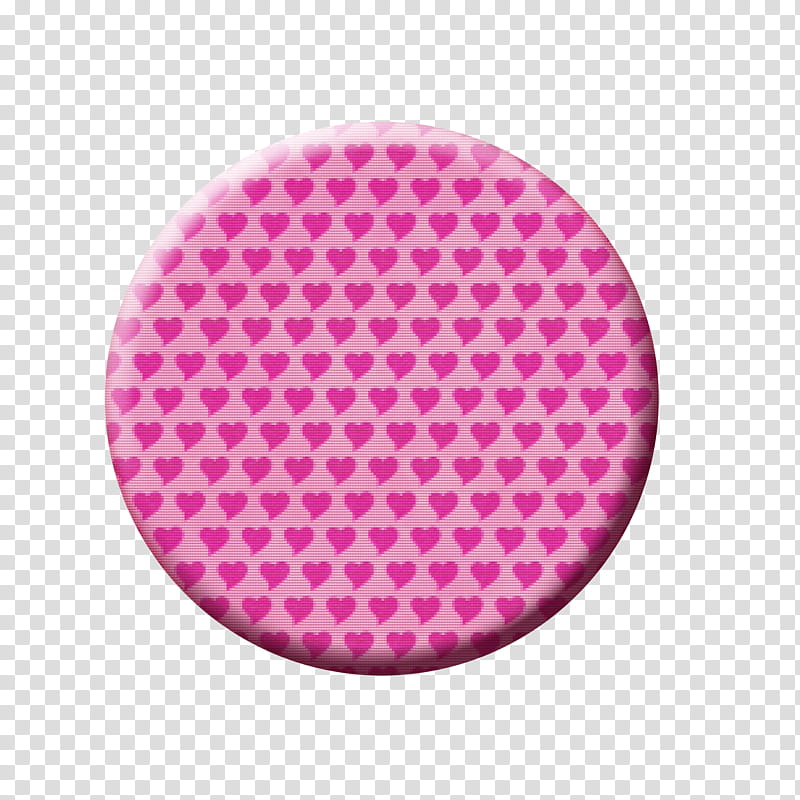 y Recursos, round pink heart print button pin transparent background PNG clipart