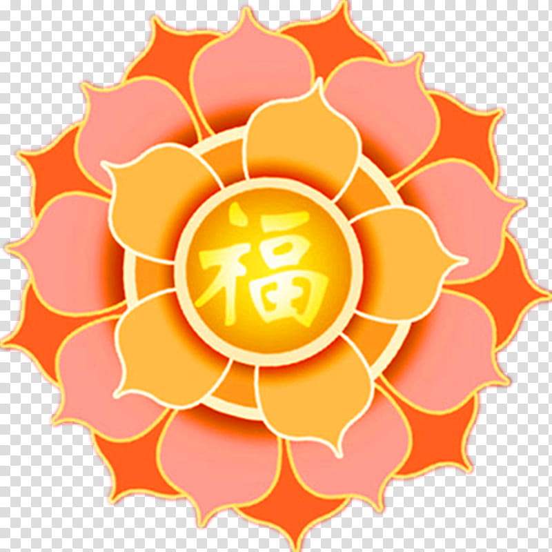 Peach Flower, Symmetry, Petal, Lantern, Orange Sa, Line, Yellow, Circle transparent background PNG clipart