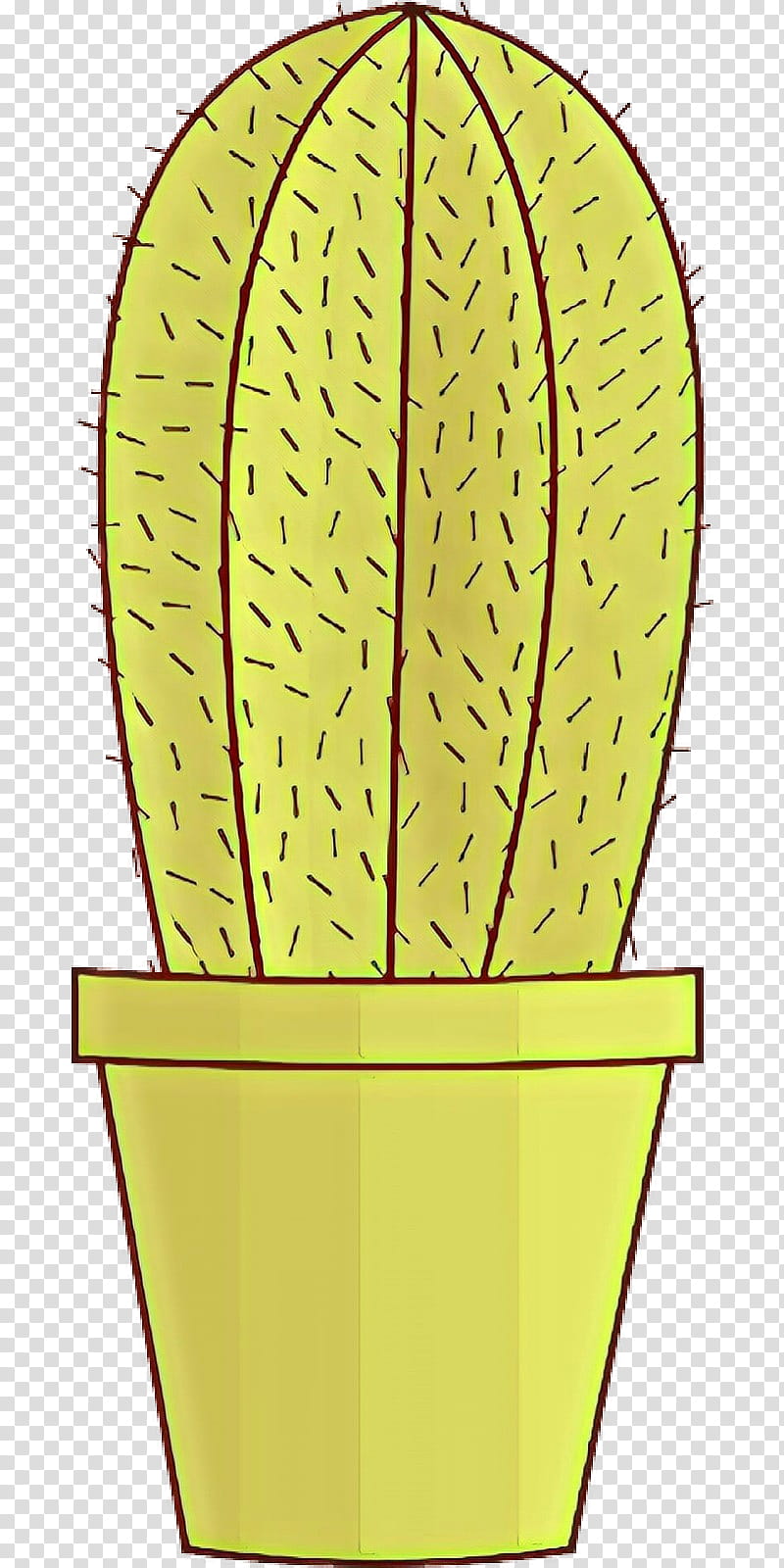 Cactus, Cartoon, Flowerpot, Yellow, Plant, Houseplant, Perennial Plant transparent background PNG clipart