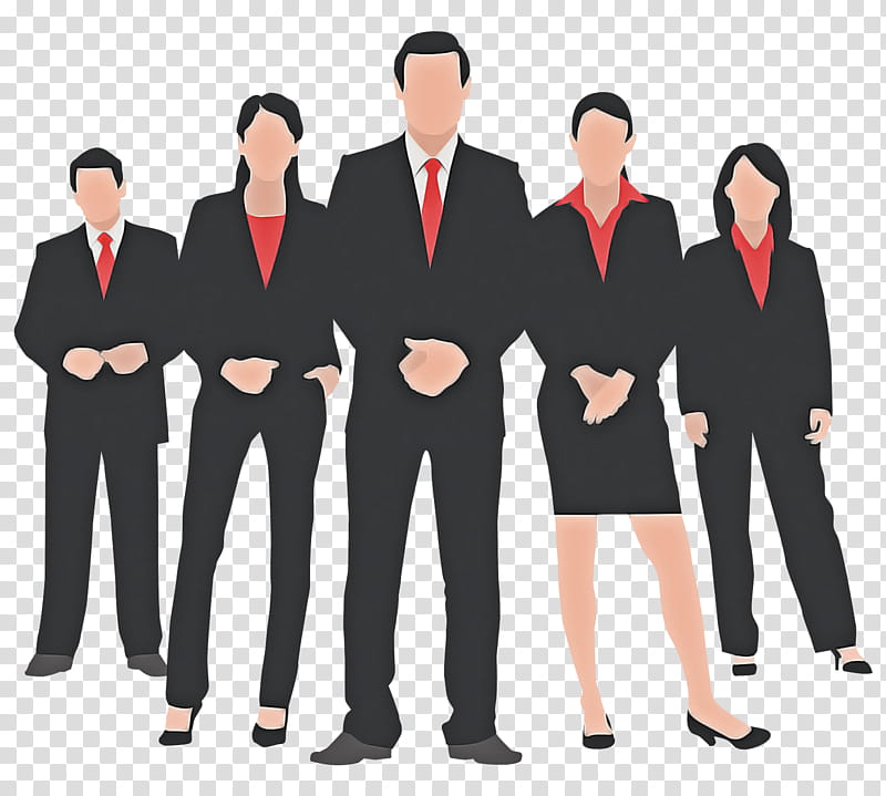 social group team suit uniform employment, Formal Wear, Business, Whitecollar Worker transparent background PNG clipart