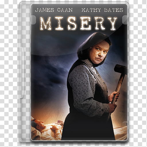 Movie Icon Mega , Misery, Misery DVD case transparent background PNG clipart