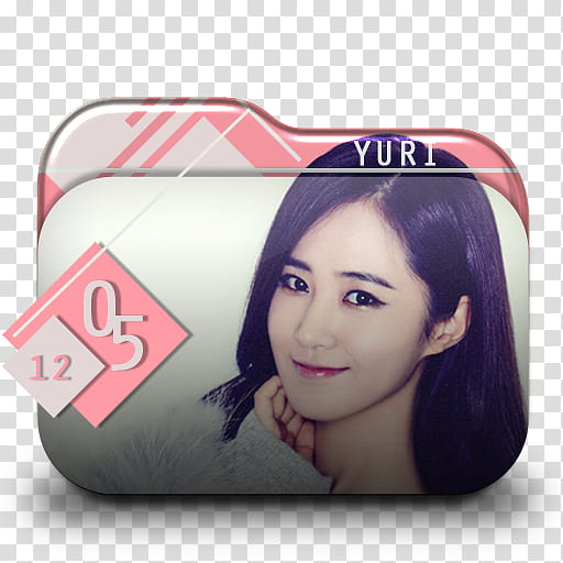 SNSD  Season Greetings Folder Icon , SGYuri_ transparent background PNG clipart