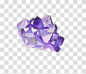 Crystals Flowers, purple gemstone art transparent background PNG clipart