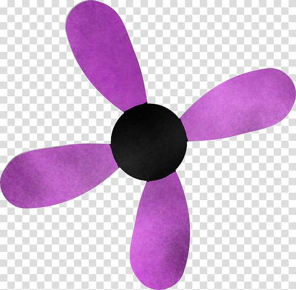 violet purple propeller magenta ceiling fan, Petal, Mechanical Fan, Wing transparent background PNG clipart