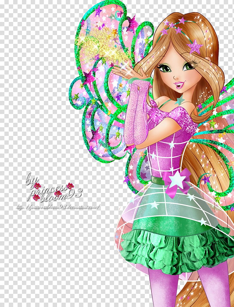 Winx Club Flora  season transparent background PNG clipart