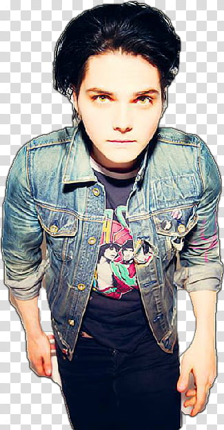 Gerard Way transparent background PNG clipart