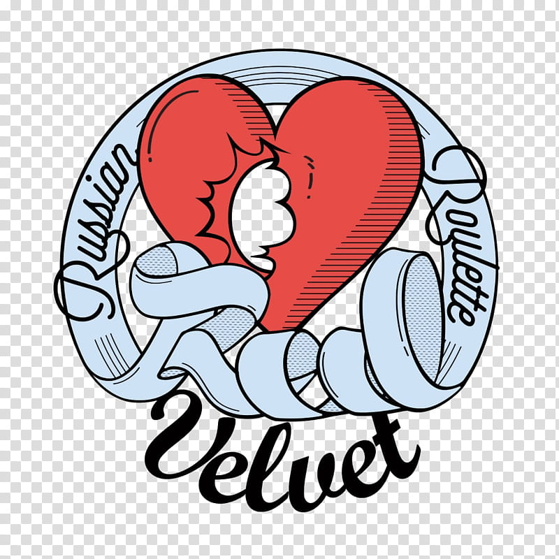 Red Velvet Russian Roulette logo transparent background PNG clipart