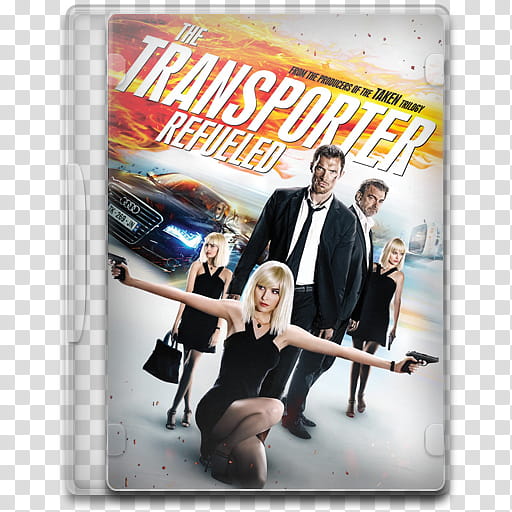 Movie Icon Mega , The Transporter Refueled, The Transporter Refueled movie case transparent background PNG clipart
