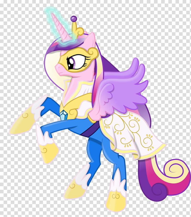 Princess Cadance as a Power Pony, pink unicorn with gold and white cape illustration transparent background PNG clipart