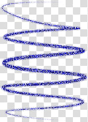 Blue Glitter Swirl, blue scribble lines transparent background PNG clipart