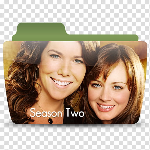 Colorflow TV Folder Icons , Gilmore Girls S transparent background PNG clipart