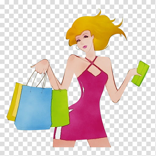 Girl, Shopping, Drawing, Logo, Woman, Shopping Bag, Online Shopping, Cartoon transparent background PNG clipart