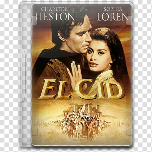 Movie Icon Mega , El Cid, El Cid movie case transparent background PNG clipart