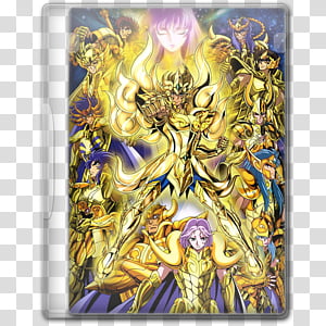 Anime Icon , Saint Seiya,Ougon Tamashii soul of gold-, Saint Seiya folder  transparent background PNG clipart