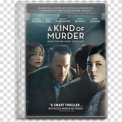 Movie Icon Mega , A Kind of Murder, A Kind of Murder DVD case transparent background PNG clipart
